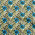 thumbnail image 1 of oneOone Cotton Poplin Twill Medium Blue Fabric Tropical Craft Projects Decor Fabric Printed By The Yard 56 Inch Wide, 1 of 5