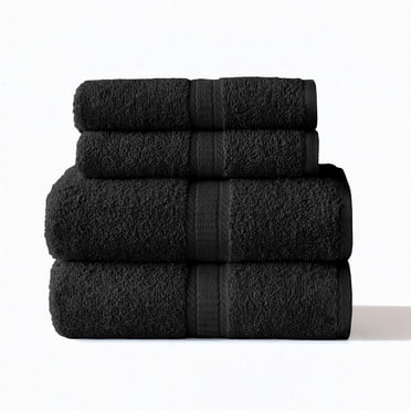 Mainstays 4pk Bundle Set - 2 Hand Towels, 2 Bath Towels