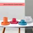 thumbnail image 1 of Bougeoir en Résine Époxy pour Adultes, Moule en Silicone, Bougeoir en Résine pour la Maison, Base de Bougeoir Résistante aux Hautes Températures, Accessoires Petit, 1 of 8