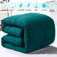 thumbnail image 3 of Cotton Metrics Linen 600 Thread Count 1pc Down Alternative Comforter, White, 500GSM, 3 of 6