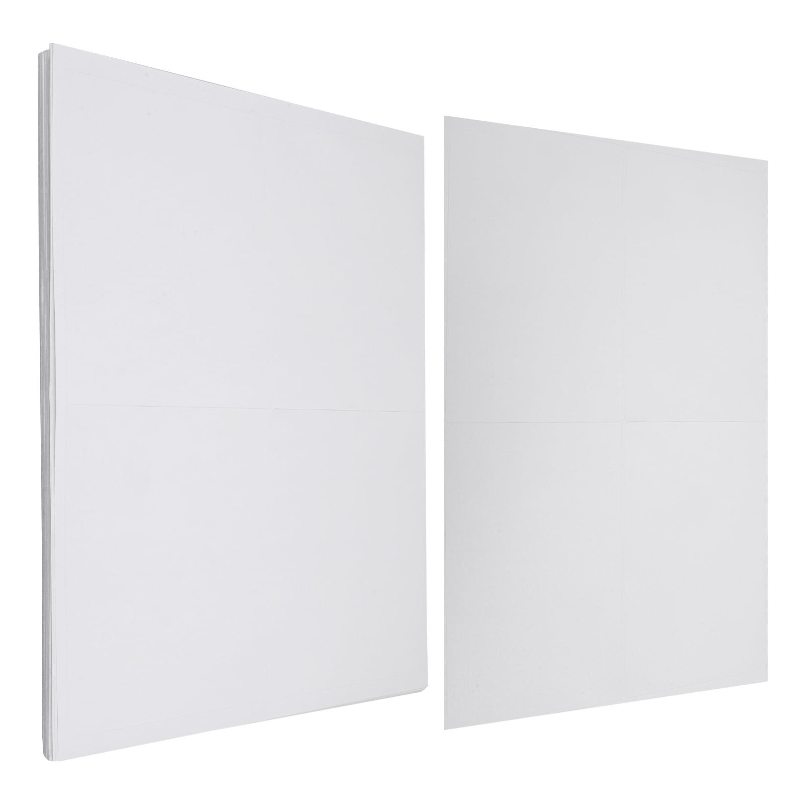 Raindrops Waterresistant A4 Matte Sticker Paper with Self Adhesive Backing Light Grey for Printer