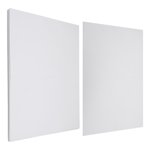 Raindrops Waterresistant A4 Matte Sticker Paper with Self Adhesive Backing Light Grey for Printer