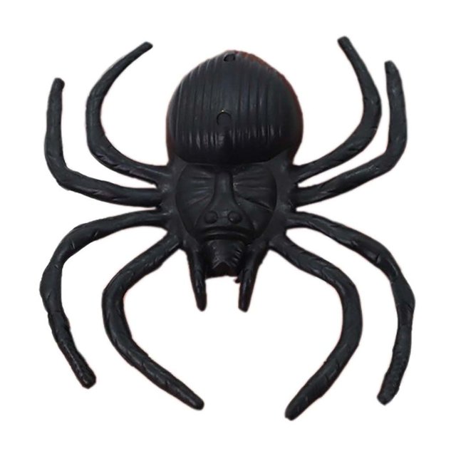 Lksixu Halloween Decorations Halloween Parodie Simulation Araignée Insecte Mise en Scène Accessoires Modèle en Plastique pour Fête Intérieur Extérieur