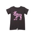 thumbnail image 1 of Protéger le Grand Air Justaucorps pour Bébé T-Romper - Noir - Logo Rose - 18M, 1 of 2