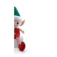 thumbnail image 3 of Gund 16" Red, Green and White Striped Plush Personalized Magic Message Christmas Elf, 3 of 3