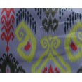 thumbnail image 4 of oneOone Tissu Georgette Viscose Imprimé Tourbillon & Paisley Ikat au Mètre 42 Pouces de Large, 4 of 4
