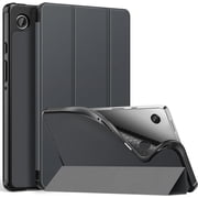 KOMI Case Fits Samsung Galaxy Tab A9 8.7-Inch 2023 (SM-X110/X115/X117), Ultra-Thin Trifold Smart Tablet Stand Cover TPU Shell Case Fits Samsung Galaxy Tab A9 8.7" 2023 Tablet, Space Gray