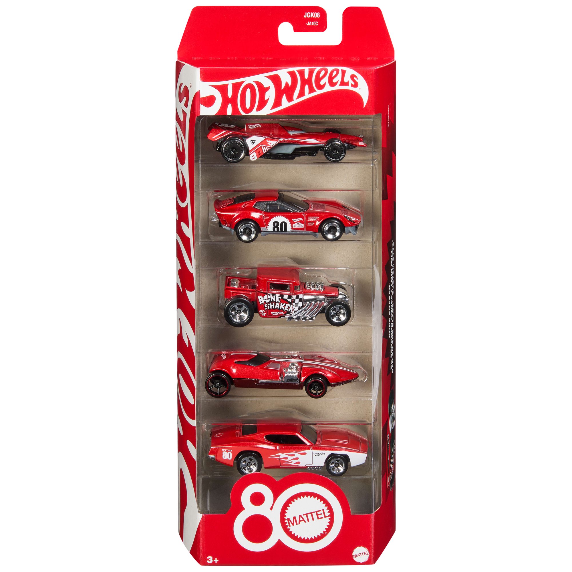 Hot Wheels Core Mattel 80th Anniversary 5-Pack of 1:64 Scale Toy