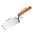 thumbnail image 2 of EGNMCR Stainless Steel Plaster Finishing Trowel Metal Concrete Tools Finishing Set Cement Work Stainless Steel Tool With Comfortable Handle Finishing Trowel, 2 of 2