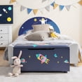 thumbnail image 4 of Costway Banc Ottoman de Rangement Rembourré pour Enfants Coffre à Jouets Polyvalent Repose-Pieds Tabouret avec Couvercle, 4 of 10