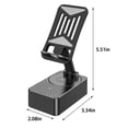 thumbnail image 3 of Lksixu Phone Stand With Wireless Bluetooth Speaker Surround Sound Adjustable Tablet Desk Portable Speaker Bluetooth audio Electronics for Home Office School, 3 of 9