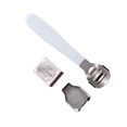 thumbnail image 4 of ziyahi Stainless Steel Foot Planer Feet Dead Skin File with Plastic Handle Pedicure Cleaning Tool, Type 1, 4 of 8