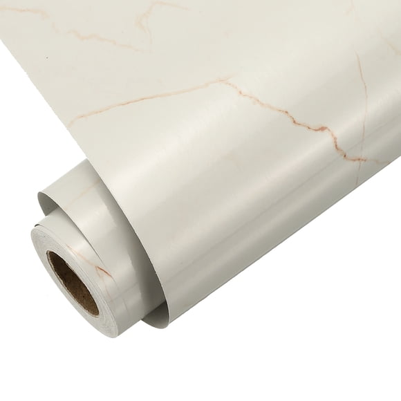 Uxcell Marble Contact Paper, 78.7x15.8 Inch Peel Stick Countertop Self Adhesive for Kitchen Cabinets and Bathroom Gray White