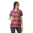 thumbnail image 1 of Moomaya Chemise Tunique Style Enveloppant pour Femmes en Coton Décontracté Col Classique Boutonné, 1 of 6