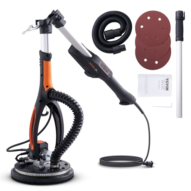 VEVOR Drywall Sander 800W Brushless Motor 1000-2300RPM Variable Speed