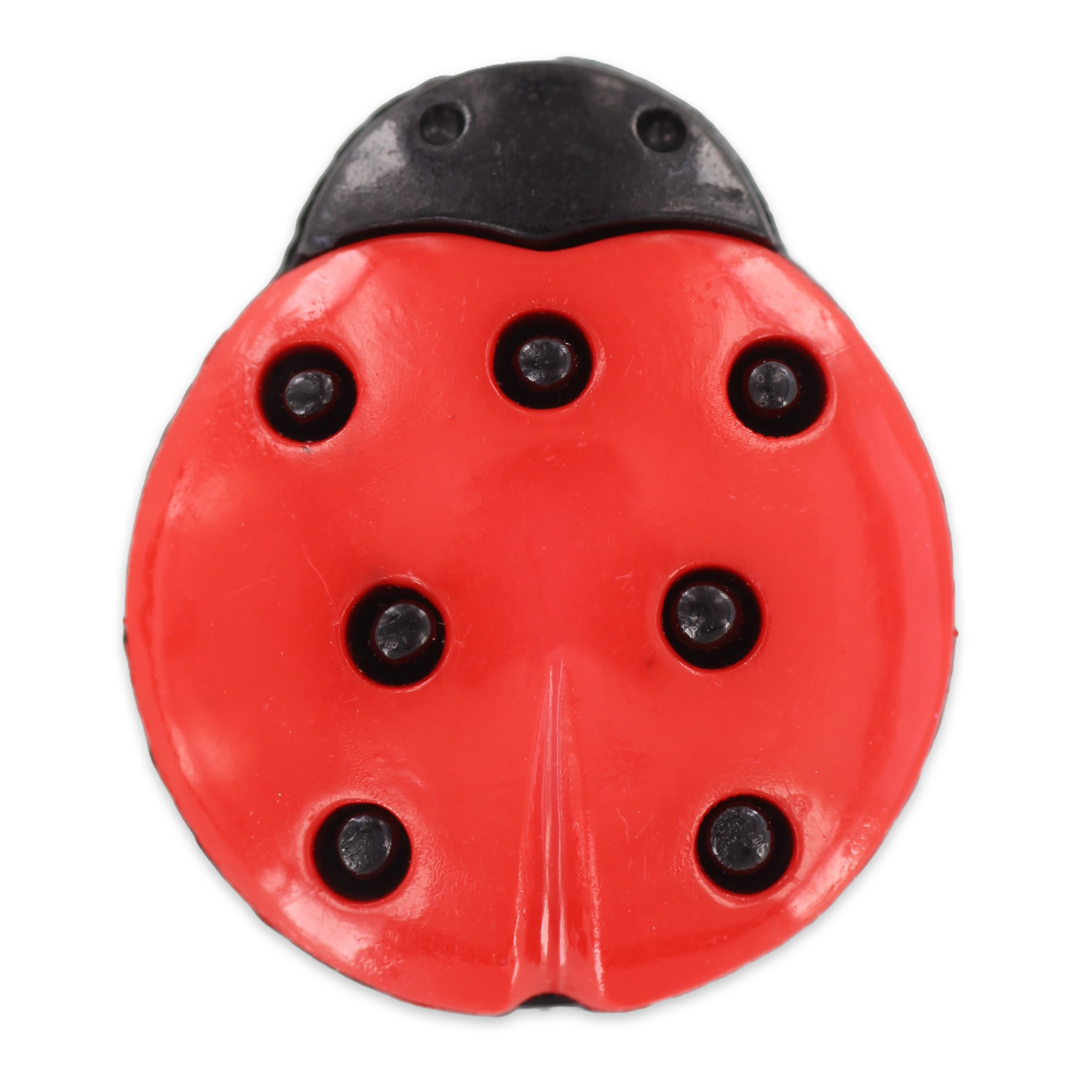 LA VOGUE Ladybug Novelty Shank Buttons 18 mm (0.71 in), rouge