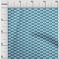 thumbnail image 2 of oneOone Polyester Spandex Teal Blue Fabric Geometric Craft Projects Decor Fabric Printed By The Yard 56 Inch Wide, 2 of 5