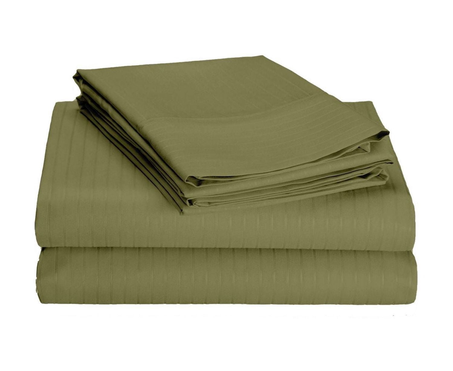 Johnson Home 600 Thread Count Cotton Tuxedo Sheet Sets