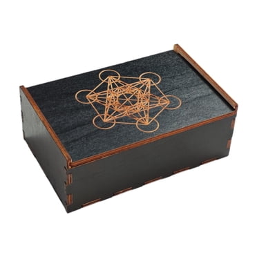 Xuanheng Boîte Conteneur pour Cartes de Tarot Excellente Idée Cadeau Étui Décoratif Portable pour Jeu de Cartes B