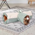 thumbnail image 3 of Tunnel pour Cochon d'Inde Jouet Interactif Pliable pour Petits Animaux pour Hamster, 3 of 8