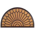 thumbnail image 1 of Imports Decor 401NBRCM Tapis de Bienvenue de Porte Demi-Rond en Lys, 1 of 2