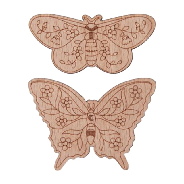 Abbracc Porte-Épingles à Coudre Réutilisable Accessoire de Broderie Papillons Porte-Épingles pour Quilting Adulte Combo 2