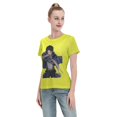 thumbnail image 4 of Women's Basic Short Sleeve T-Shirt Attacking Giant Levi Ackerman, 4 of 6
