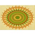 thumbnail image 1 of Ahgly Tapis Rectangulaire Lavable en Machine Intérieur Transitionnel Brun Doré Foncé, 8 Pieds x 12 Pieds, 1 of 7