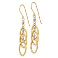 thumbnail image 2 of Boucles d'Oreilles Ovales et Perles 14 Carats TL471, 2 of 2