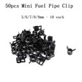 thumbnail image 2 of 50PCS Black Spring Hose Clips/Clamps Fuel Air Gas Water Pipe Self Clamping, 2 of 11