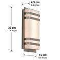thumbnail image 4 of Artika Glow Box 3 LED-Integrated Stainless Steel Outdoor Light, 4 of 8