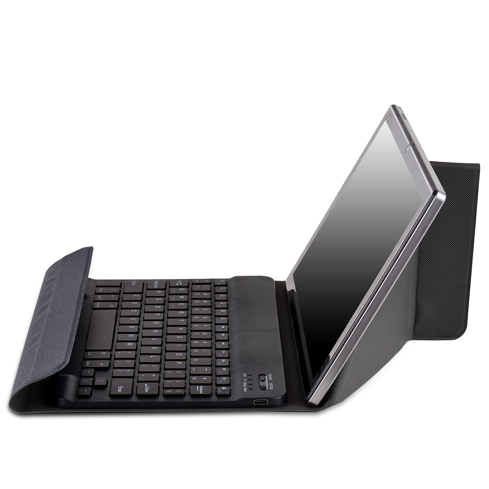 Universal 10.1 Inch Tablet Case with Bluetooth Keyboard Magnetic Case Tablet Case 10 Inch Tablet Case Universal Compatibility Foldable Portable Multifunctional Wireless Bluetooth Keyboard -