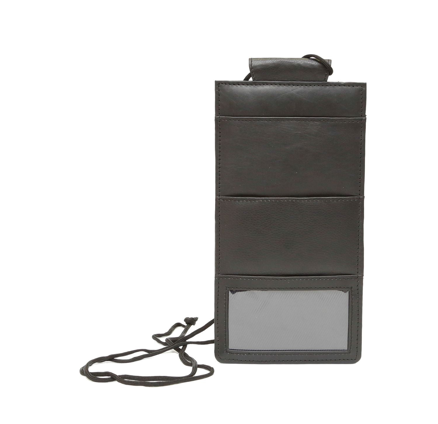 ASHLIN® DESIGNER | KENTUCKY PASSPORT LANYARD WALLET | Peau de vache toscane