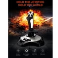 thumbnail image 3 of Gaming Flight Stick, Flight Simulator Joystick Controller USB Wired Strong Suction Cup  for  7 8 10 11, 3 of 7