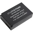 thumbnail image 1 of LPE12 Batteries Replacement 7.4V, 1250mAh LP-E12 Battery Suitable for Canon EOS M10 / EOS M50 / EOS M200 /, 1 of 4