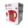 thumbnail image 2 of Salton Essentials EJK1821R Cordless Electric Kettle, 1.7 Liter, Red, 2 of 2