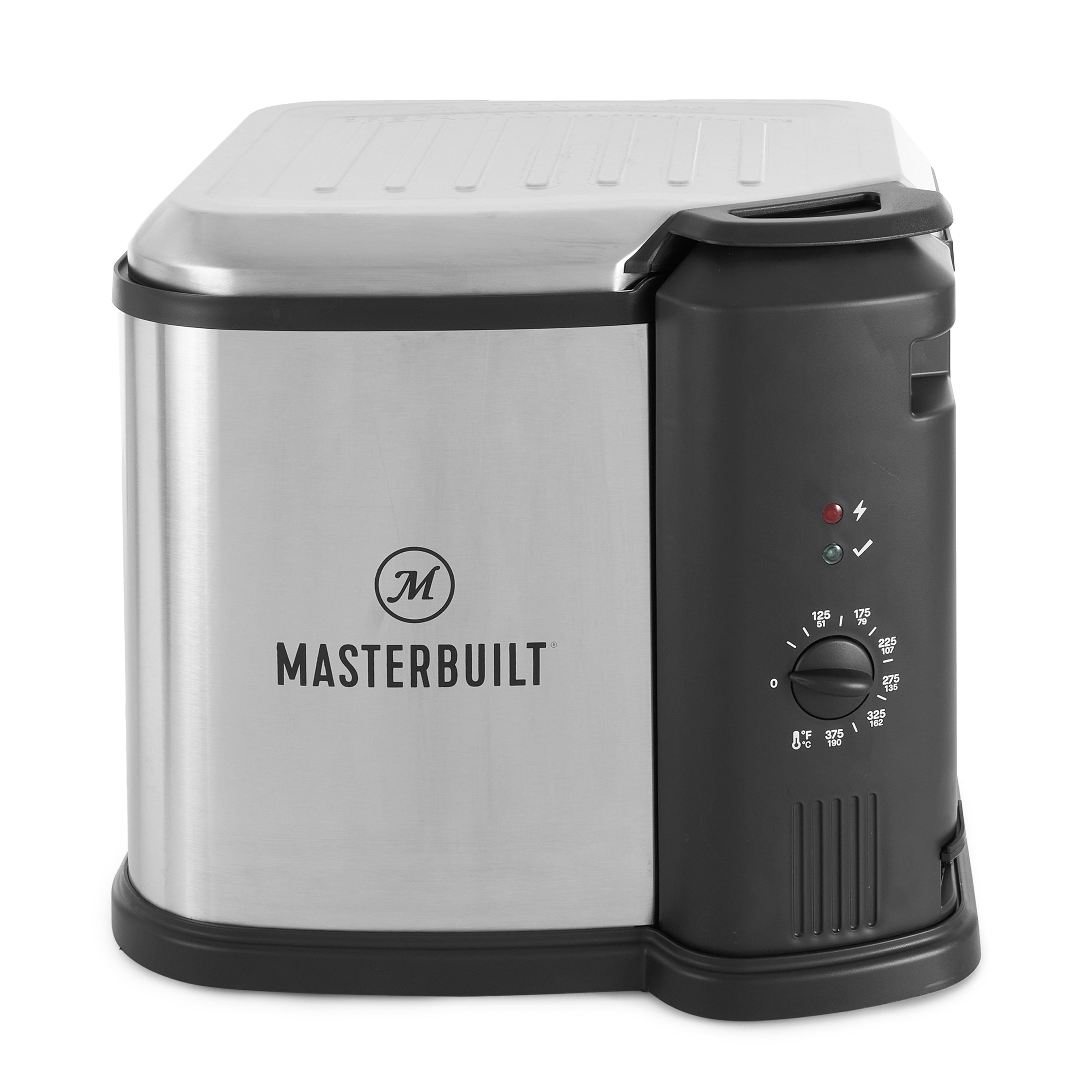 Masterbuilt Countertop 8L Electric Turkey Deep Fryer in Silver