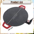 thumbnail image 4 of A Multi-Functional Electric Baking Pan (110V) 36Cm, Non Stick Indoor Grill Pan Portable Korean Bbq Grill Multi Functional Griddle Nonstick for Cooking Steaks Pancakes & Bbq Compact Indoor Use, 4 of 9