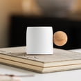 thumbnail image 1 of EGNMCR Rough Pottery Mini Cute Small Tea Cup Wooden Handle Coffee Cup Exquisite Classical Fresh Small Cups Ceramic Coffee Cup, 1 of 6
