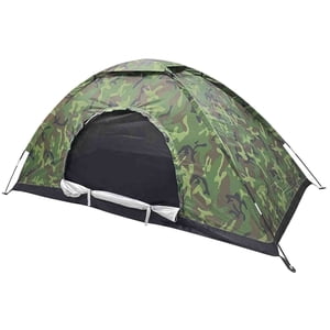 Yeacher Camouflage Pattern Camping Tente simple Tente Backpacking Tente pour le camping et la randonnée