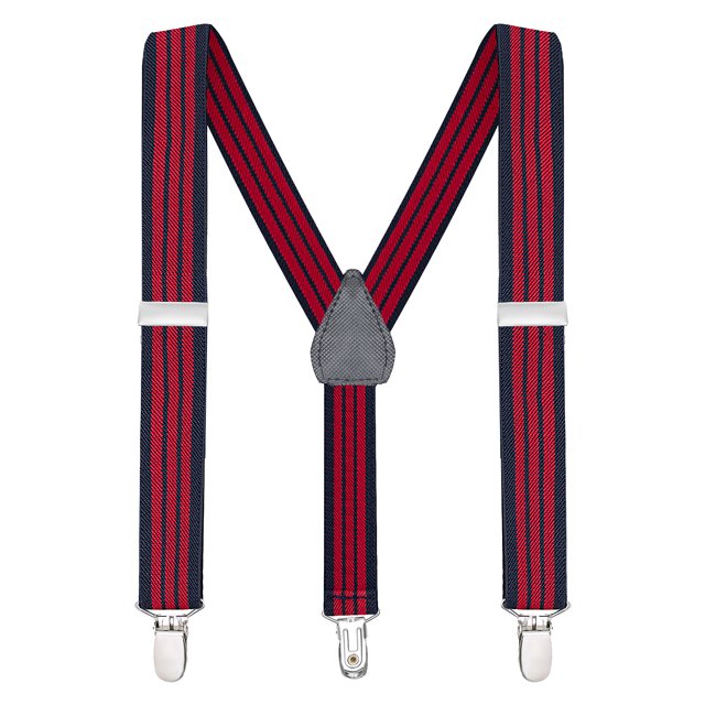 Buyless Fashion Adjustable Suspenders for Kids Toddlers Baby Elastic Solid Color 1 Inch - Y Back Design