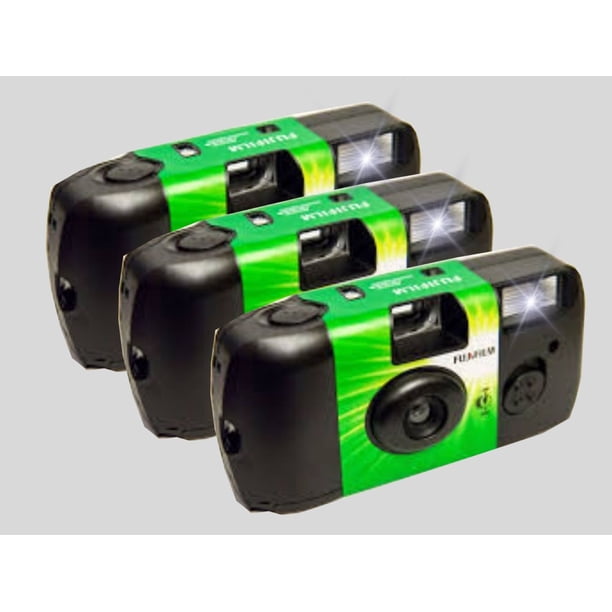 Fujifilm QuickSnap 7033661 Disposable Camera (3 Pack) Plus a Bonus
