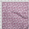 thumbnail image 4 of oneOone Polyester Spandex Purple2 Fabric Tropical Palm Tree Sewing Material Print Fabric By The Yard 56 Inch Wide, 4 of 5