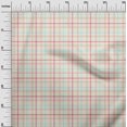 thumbnail image 3 of oneOone Cotton Cambric Light Beige Fabric Check Craft Projects Decor Fabric Printed By The Yard 56 Inch Wide, 3 of 4
