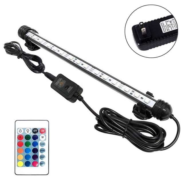 Submersible LED aquarium lights, aquarium lights with timed automatic on/off, LED strips for fish tanks,
