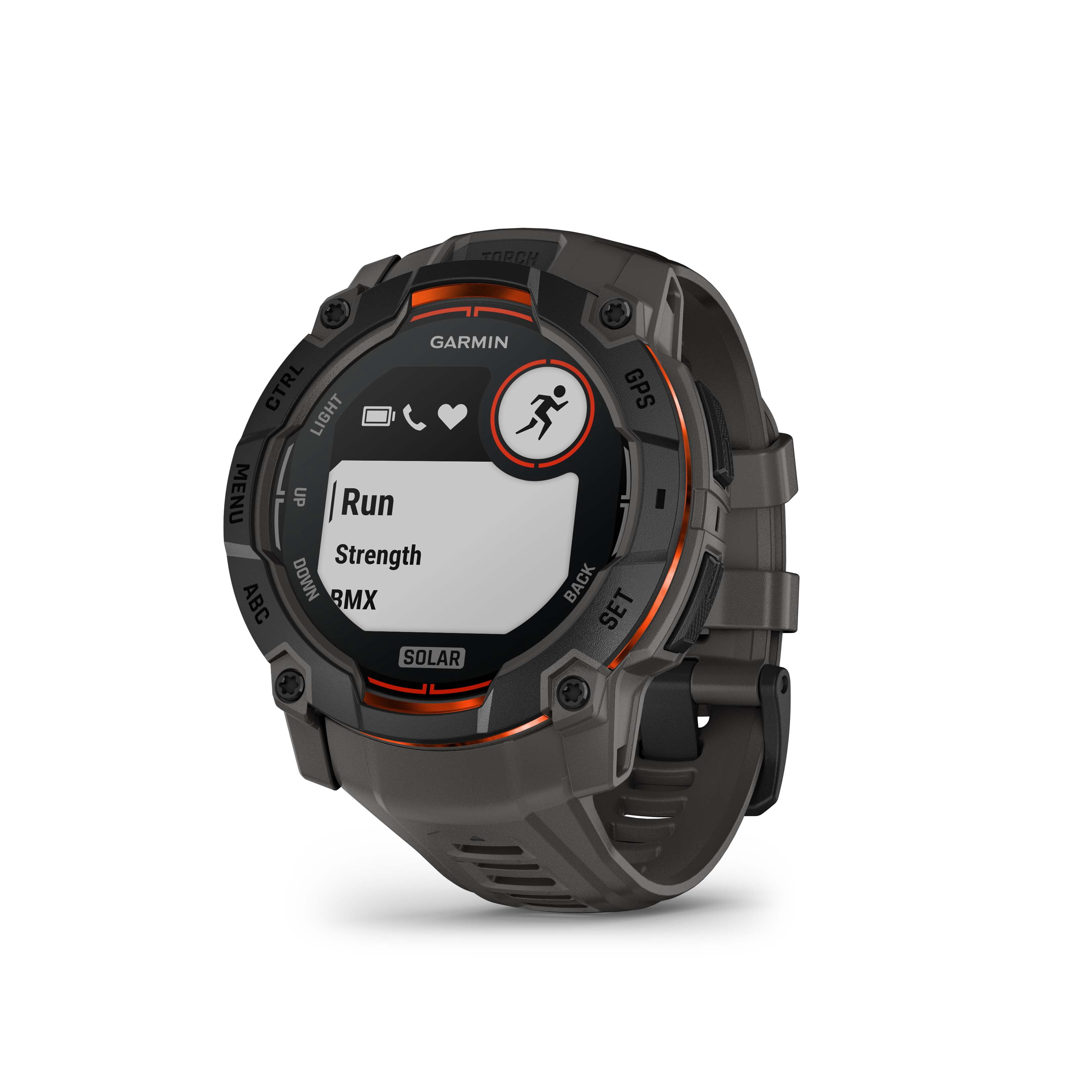Garmin Instinct® 3 AMOLED GPS Smartwatch with Solar Charging - 50