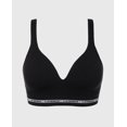 thumbnail image 4 of Soutien-gorge Rembourré Triangle Sans Couture en Smoking Noir, 4 of 5