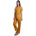 thumbnail image 2 of Moomaya Ensemble de Pyjama à Manches Courtes Imprimé pour Femmes Chemise de Nuit Boutonnée Imprimée, 2 of 6