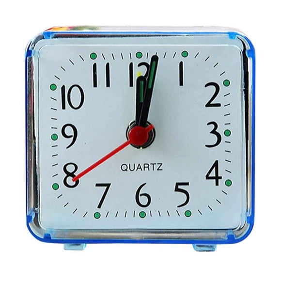 Pointer Alarm Clock Decoration Desktop Bedside Analog Table Electronic Study School Battery Operated Cooking Baking Work Timer Home Blue