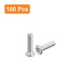 thumbnail image 3 of Unique Bargains M1.4x0.3x6mm Lot de 100 Vis Plates Rondes en Métal pour Machine à Entraînement Phillips, 3 of 5